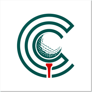 golf logo club Posters and Art